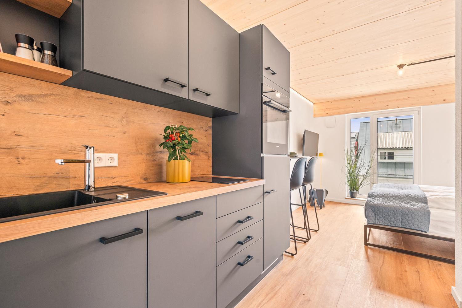 Einzimmer Wohlfuehlapartment Vier Klimatisiert Friedrichshafen Exterior photo