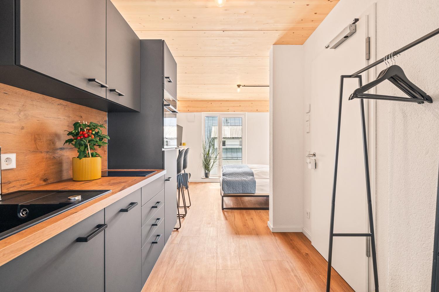 Einzimmer Wohlfuehlapartment Vier Klimatisiert Friedrichshafen Exterior photo