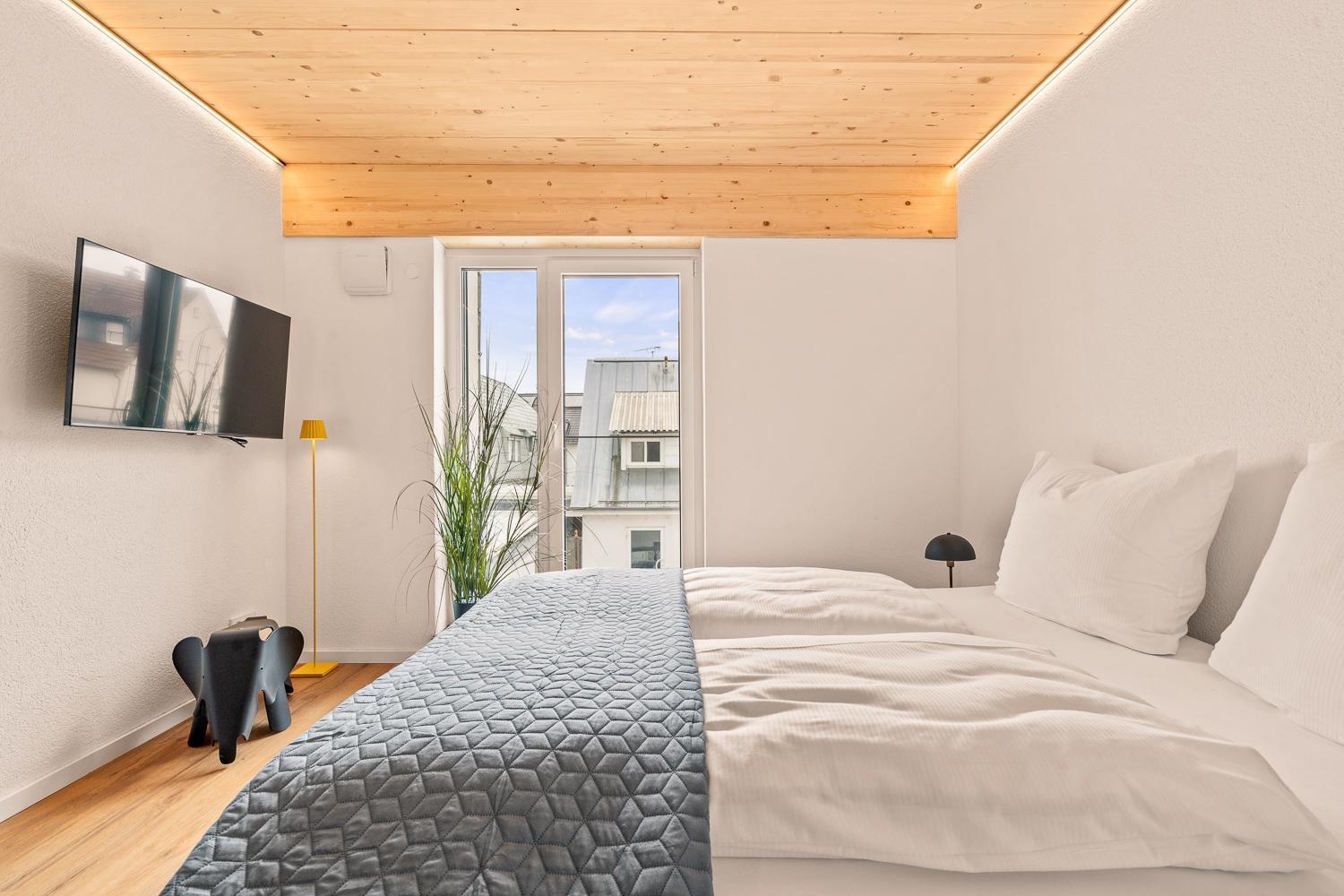 Einzimmer Wohlfuehlapartment Vier Klimatisiert Friedrichshafen Exterior photo