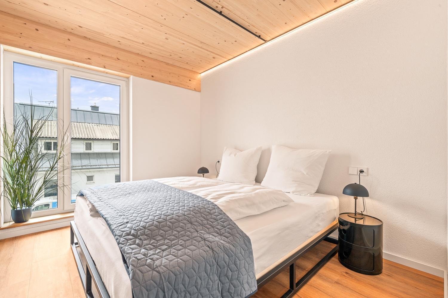 Einzimmer Wohlfuehlapartment Vier Klimatisiert Friedrichshafen Exterior photo